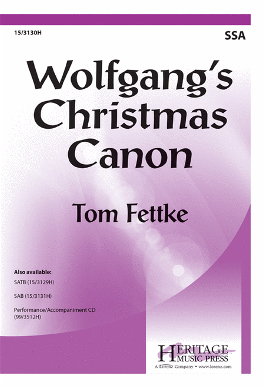 Wolfgang's Christmas Canon SSA scores gallery preview page 1