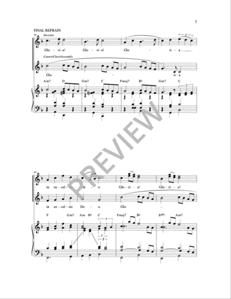 Gloria for Christmastime Gloria for Christmastime Christmas scores gallery preview page 8
