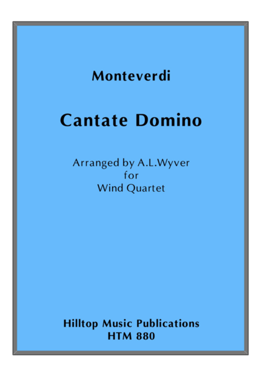 Cantate Domino Woodwind Quartet scores gallery preview page 1