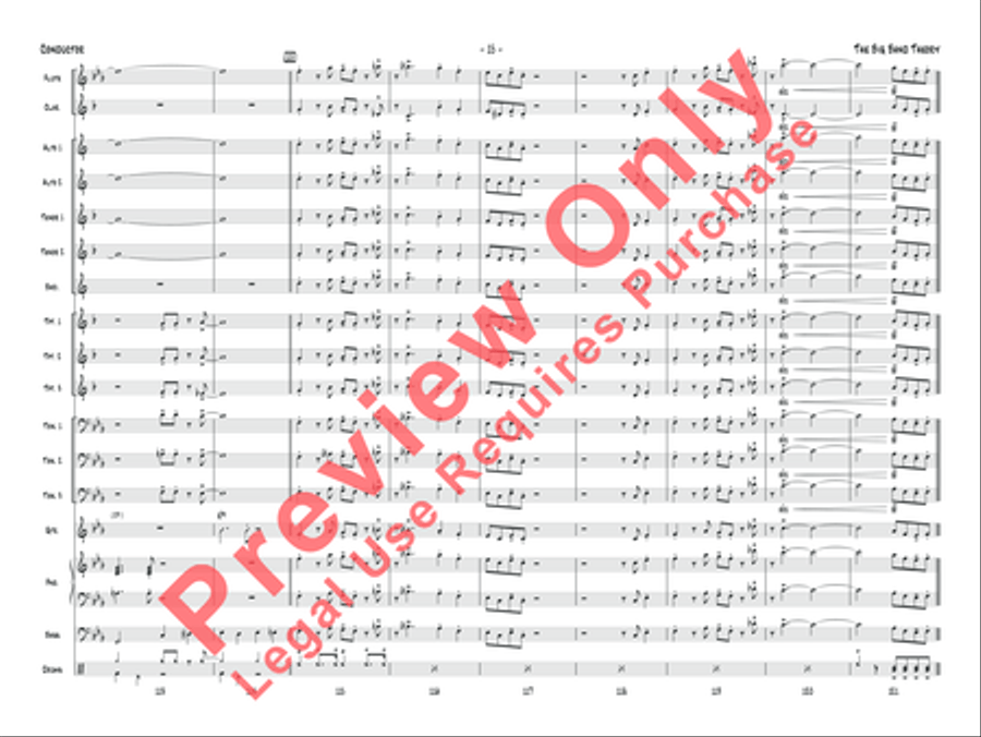 The Big Band Theory The Big Band Theory Jazz Ensemble scores gallery preview page 16
