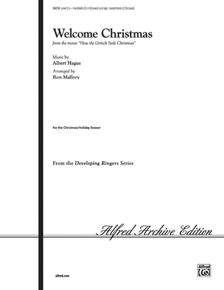 Book cover for Welcome Christmas (from the movie How the Grinch Stole Christmas)
