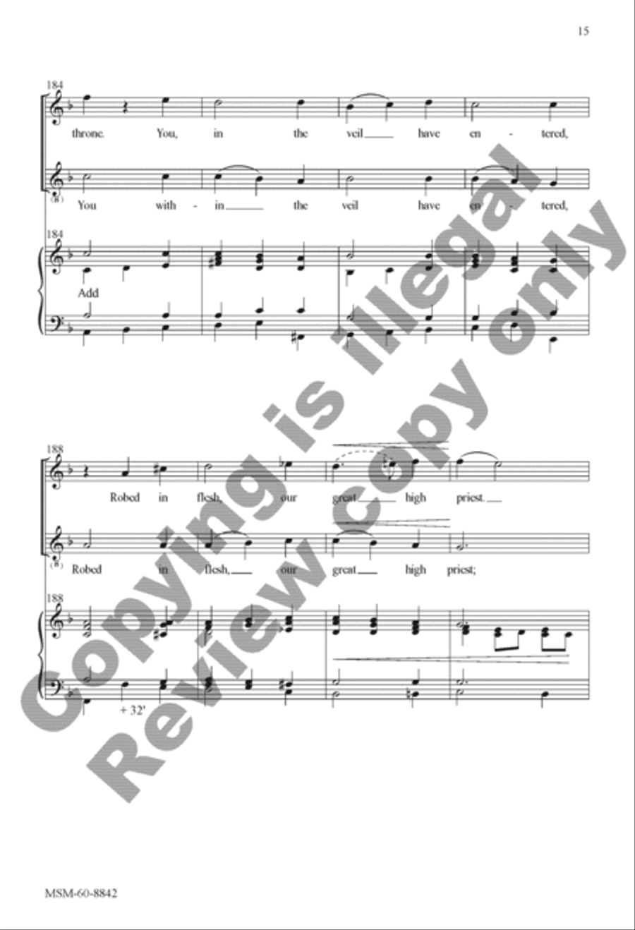 Alleluia! Sing to Jesus 4-Part scores gallery preview page 30
