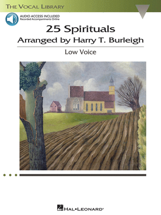 Book cover for 25 Spirituals Arranged by Harry T. Burleigh
