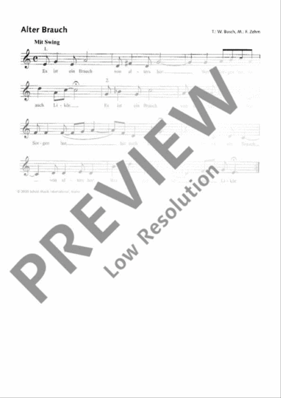 Alter Brauch Soprano Recorder scores gallery preview page 2