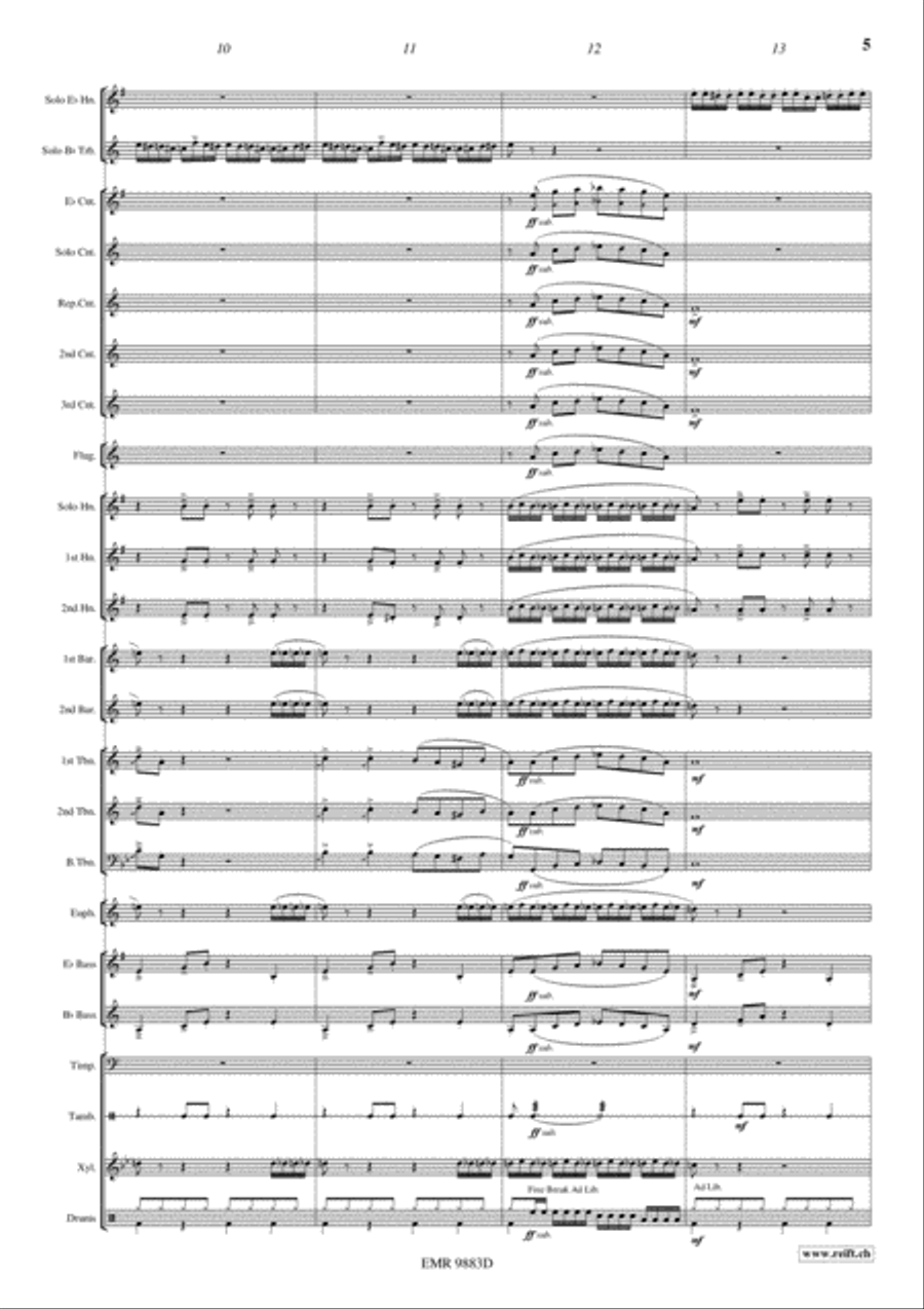 Green Hornet Theme Green Hornet Theme Brass Duet scores gallery preview page 5
