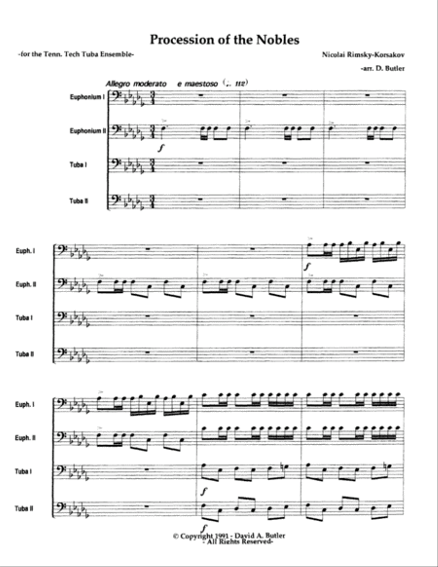 Procession of the Nobles EETT scores gallery preview page 4