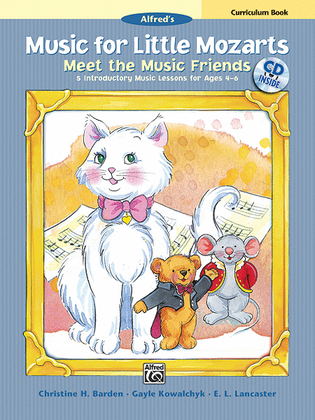 Book cover for Music for Little Mozarts Meet the Music Friends
