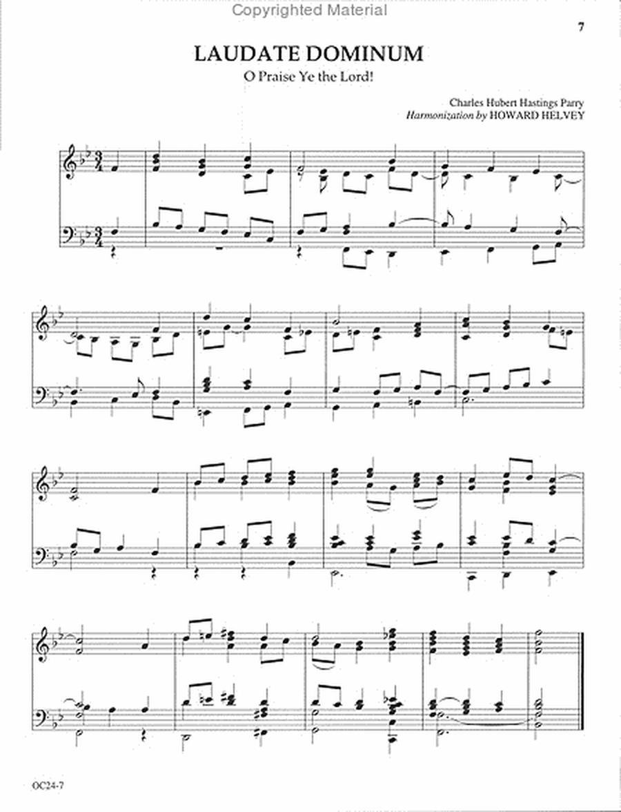 Free Harmonizations for Hymn-Singing II image number null