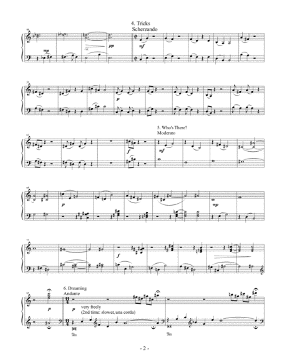 Twelve Little Twelve-tone Pieces, Op. 145 Piano Solo scores gallery preview page 2
