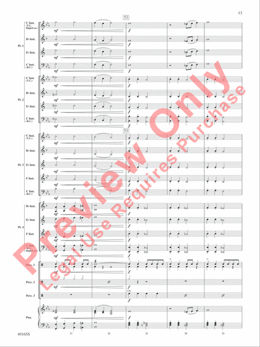 I Got Rhythm I Got Rhythm Concert Band scores gallery preview page 14