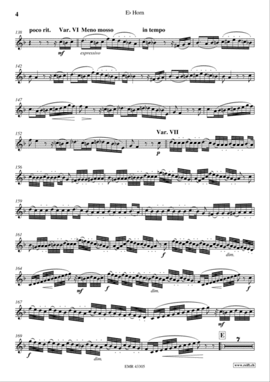 The Carnival Of Venice The Carnival Of Venice Horn scores gallery preview page 5