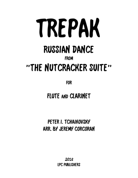 Trepak from The Nutcracker Suite for Flute and Clarinet image number null
