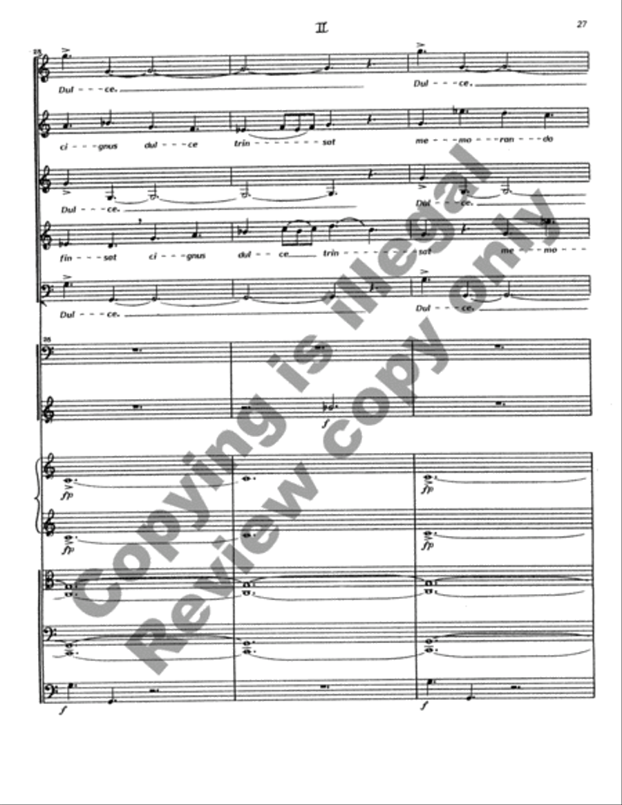 Cantata Rustica (Full/Choral Score) Choir scores gallery preview page 104