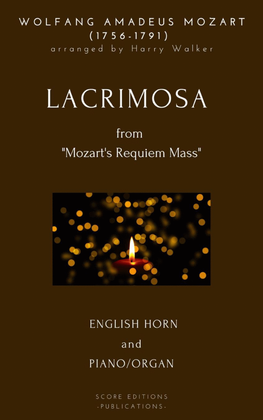 Book cover for Lacrimosa - Mozart (for English Horn and Piano/Organ)