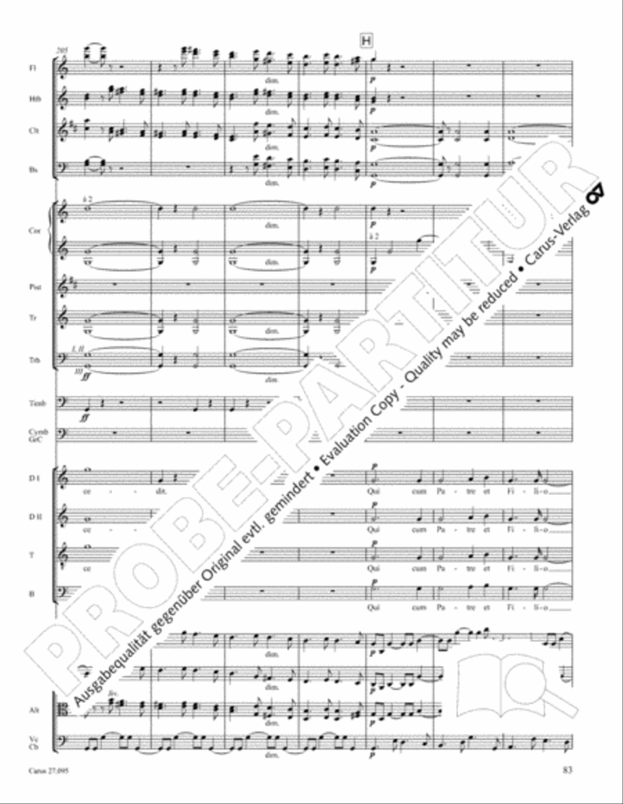Messe solennelle de sainte Cecile STB scores gallery preview page 96