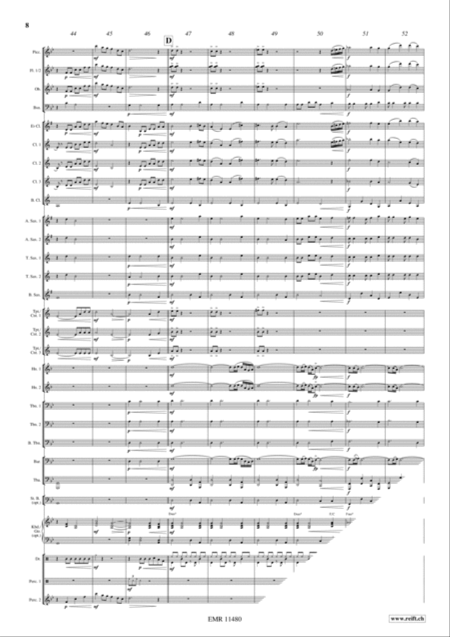 Flight To Tokyo Concert Band scores gallery preview page 9