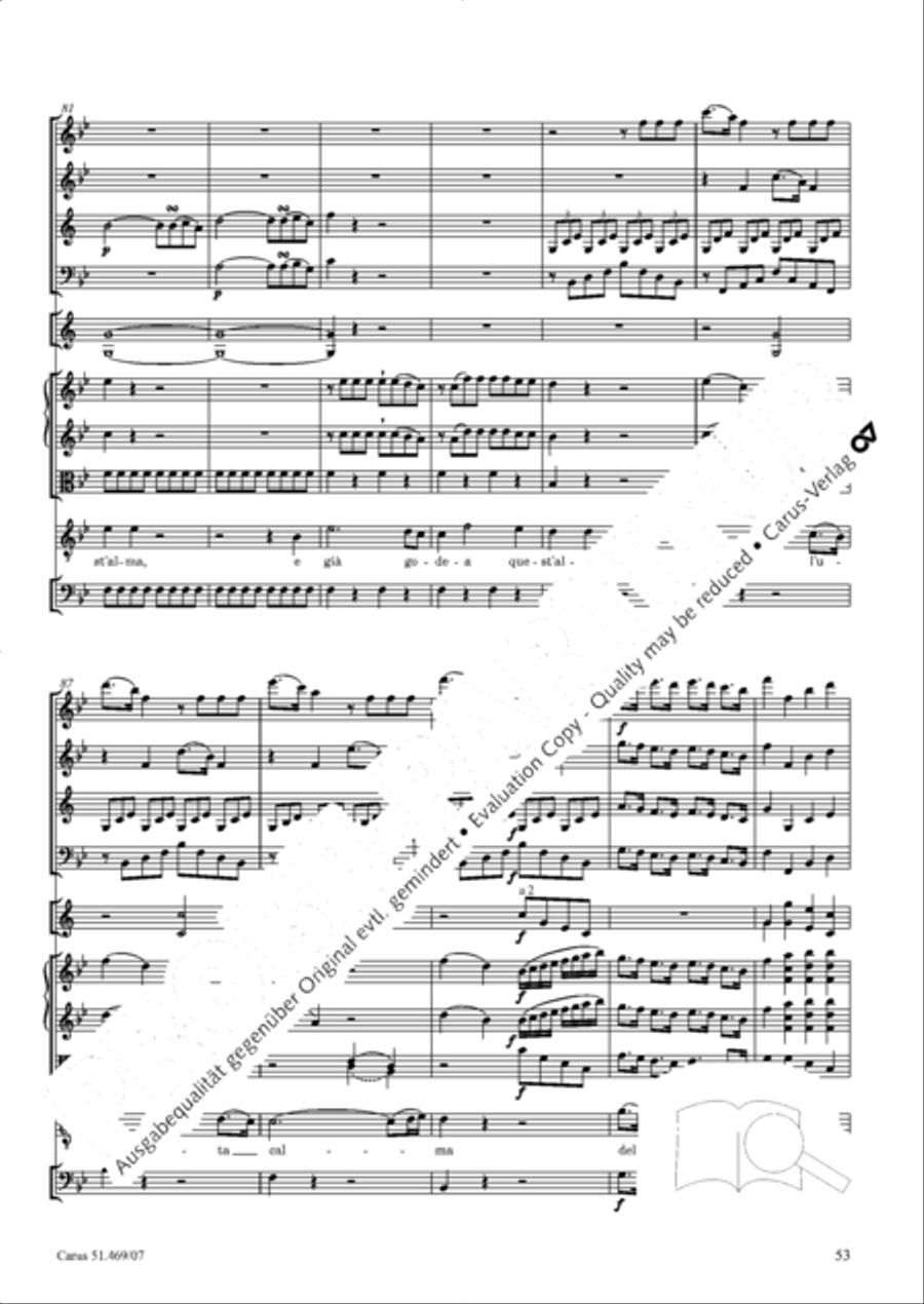 Davide penitente 4-Part scores gallery preview page 66