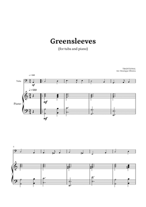 What Child Is This? (Greensleeves) - for tuba and piano