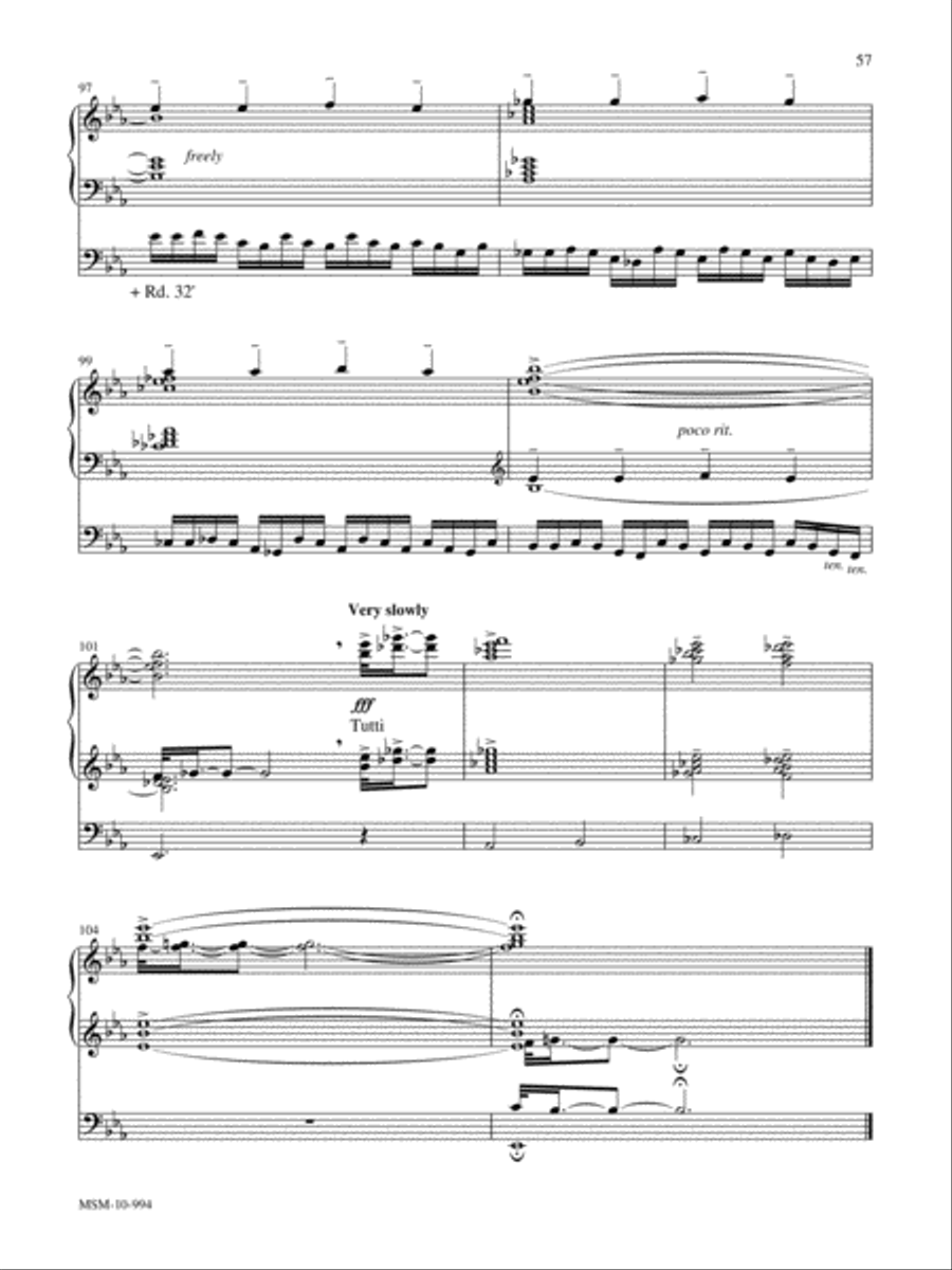 Marilyn Mason Music Library, Volume 5 Organ scores gallery preview page 20