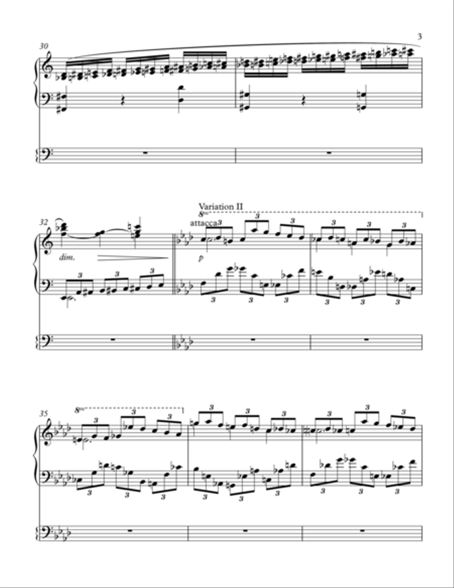 Impersonata: Movements II, III & IV Piano Solo scores gallery preview page 4