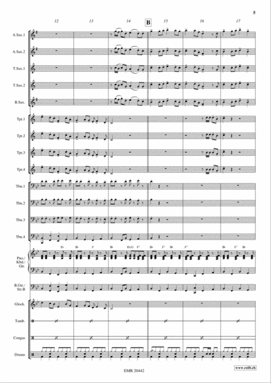 Irish Favorites Big Band scores gallery preview page 6