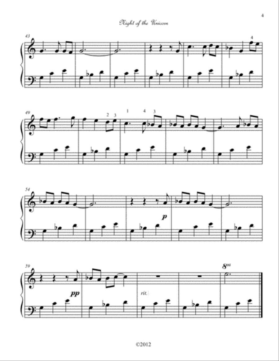 Medieval Melodies a Fairy Tale Suite Volume II Piano Solo scores gallery preview page 5
