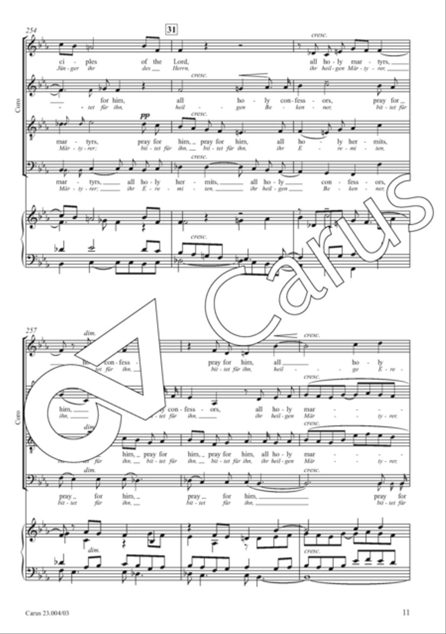 The Dream of Gerontius Divisi scores gallery preview page 18
