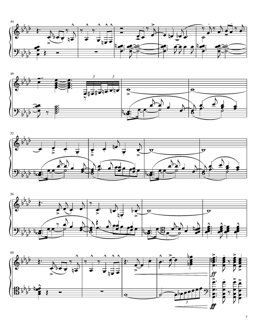Caravan Piano Solo scores gallery preview page 3