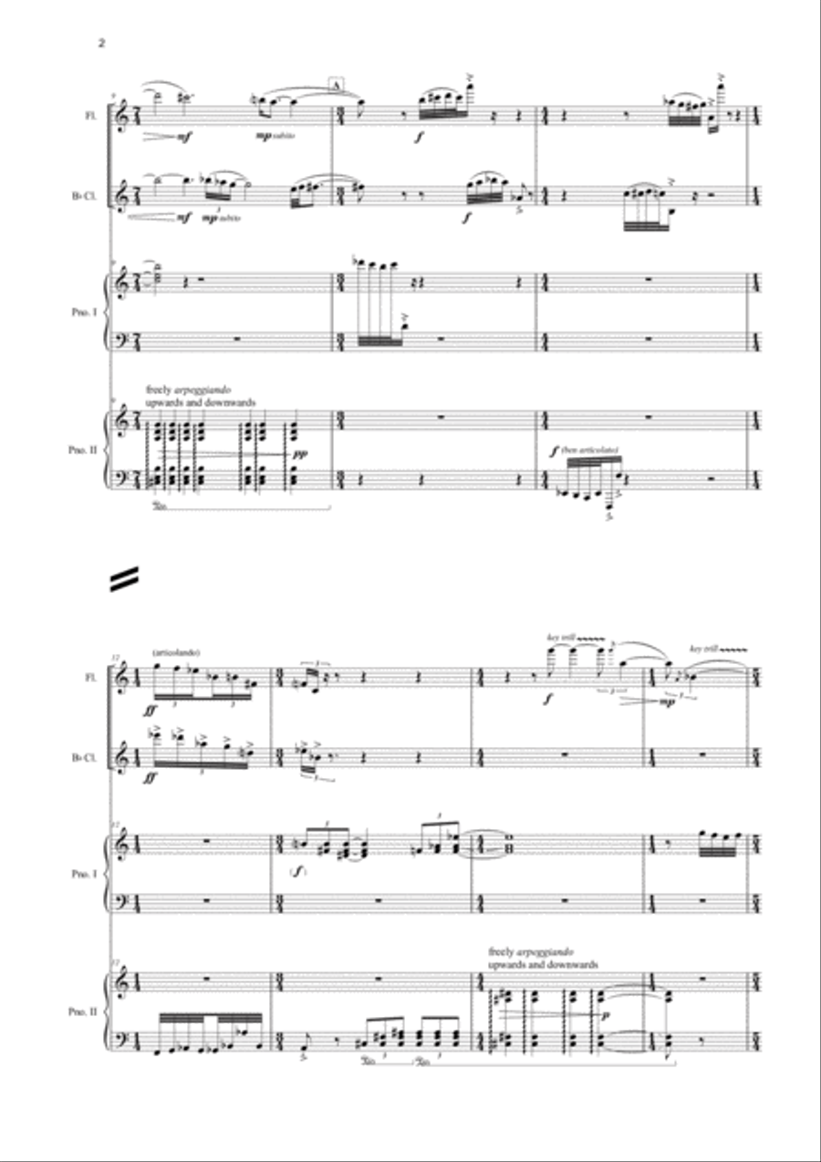 Umberto Bombardelli: EFFLORESCENTE (ES 803) Small Ensemble scores gallery preview page 6
