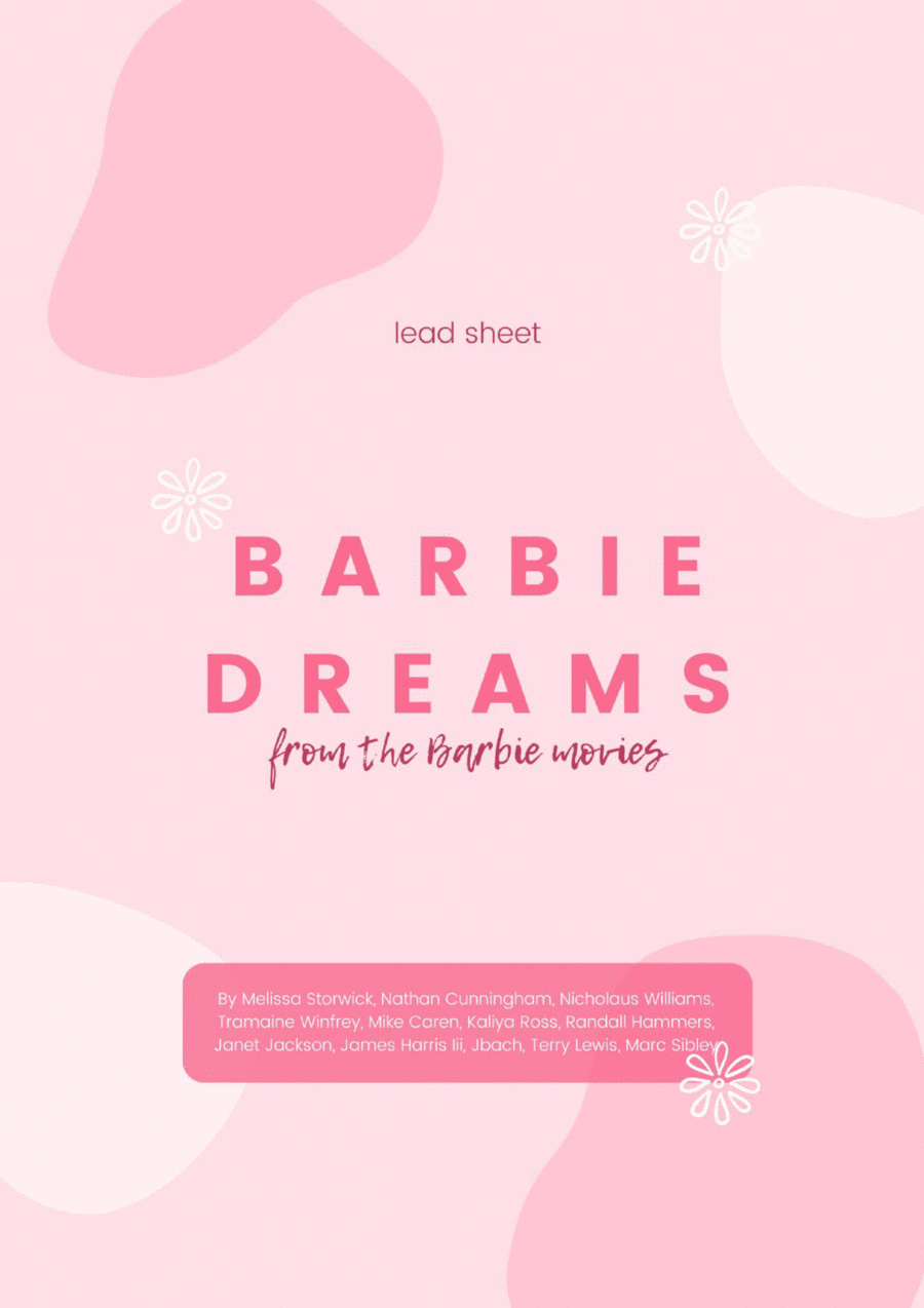 Barbie Dreams Easy Piano scores gallery preview page 1