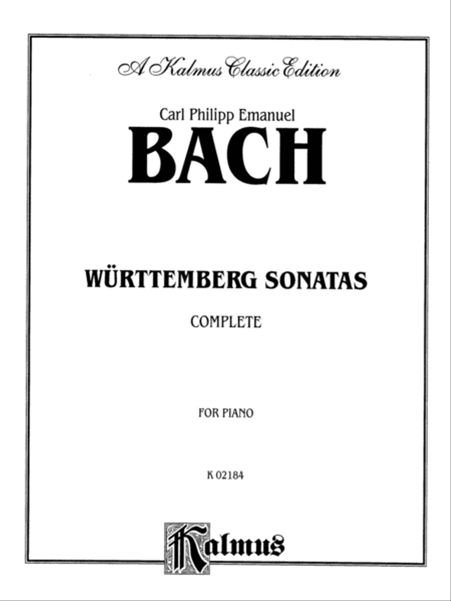Six Wurttemberg Sonatas Complete Piano Solo scores gallery preview page 2