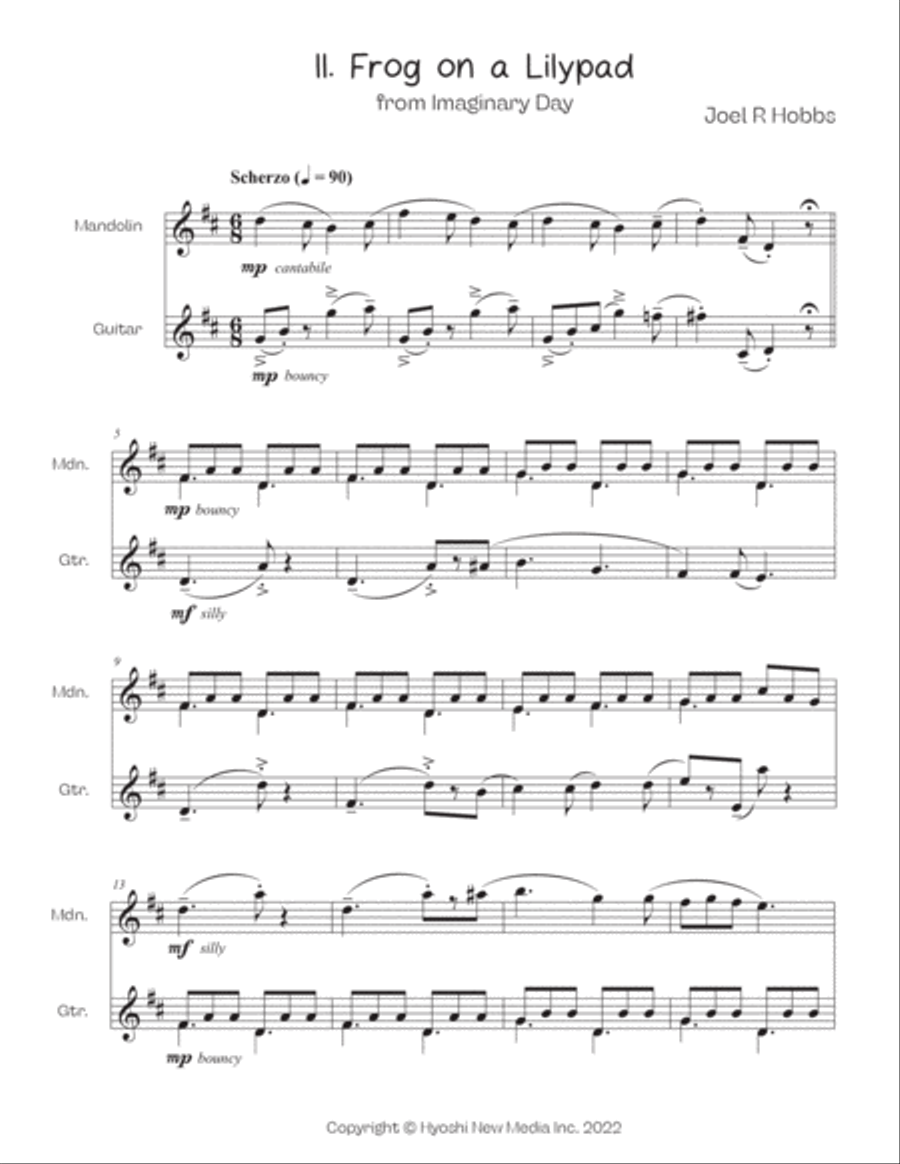 Imaginary Day Chamber Music scores gallery preview page 4