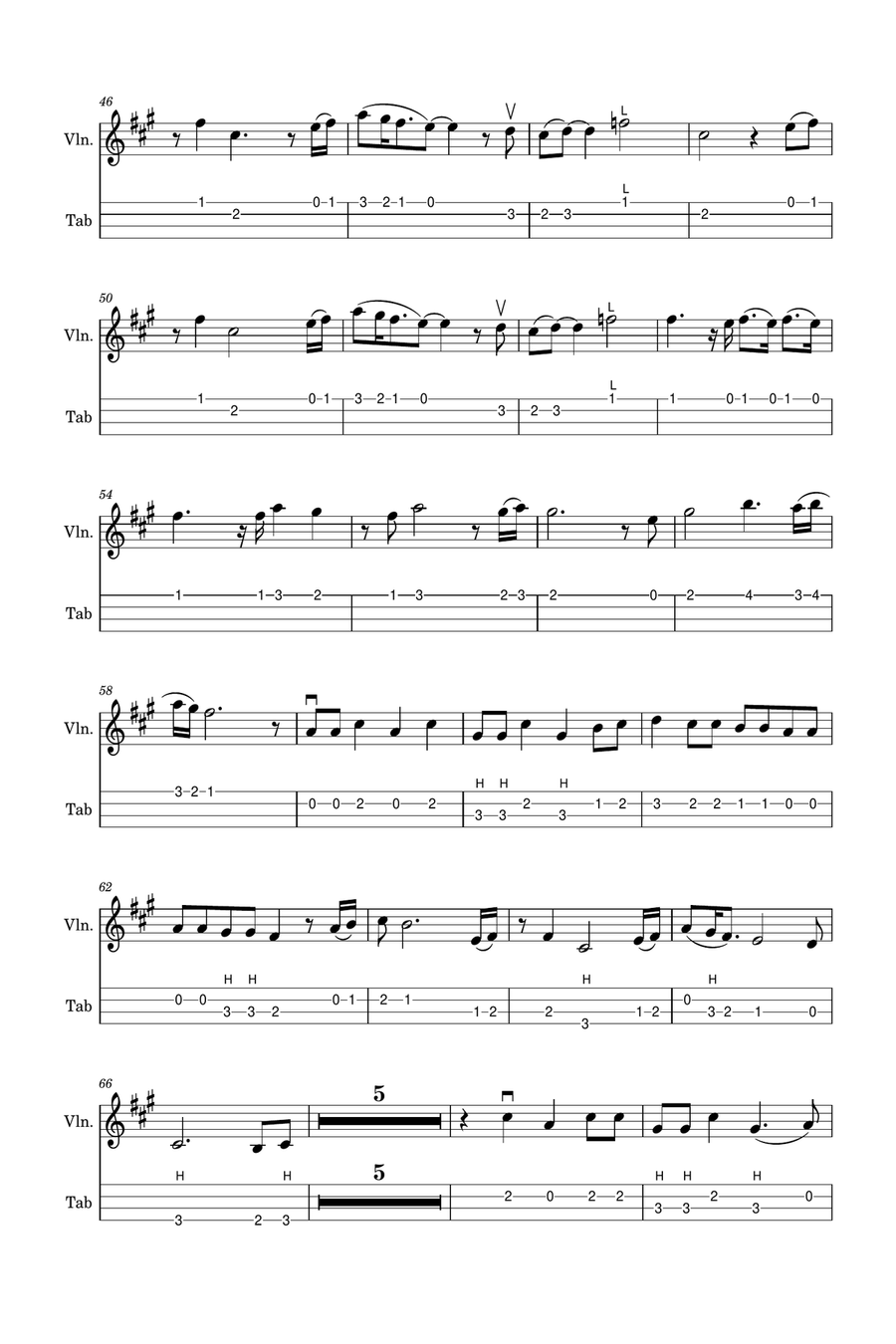 Wildflower Violin Solo scores gallery preview page 3