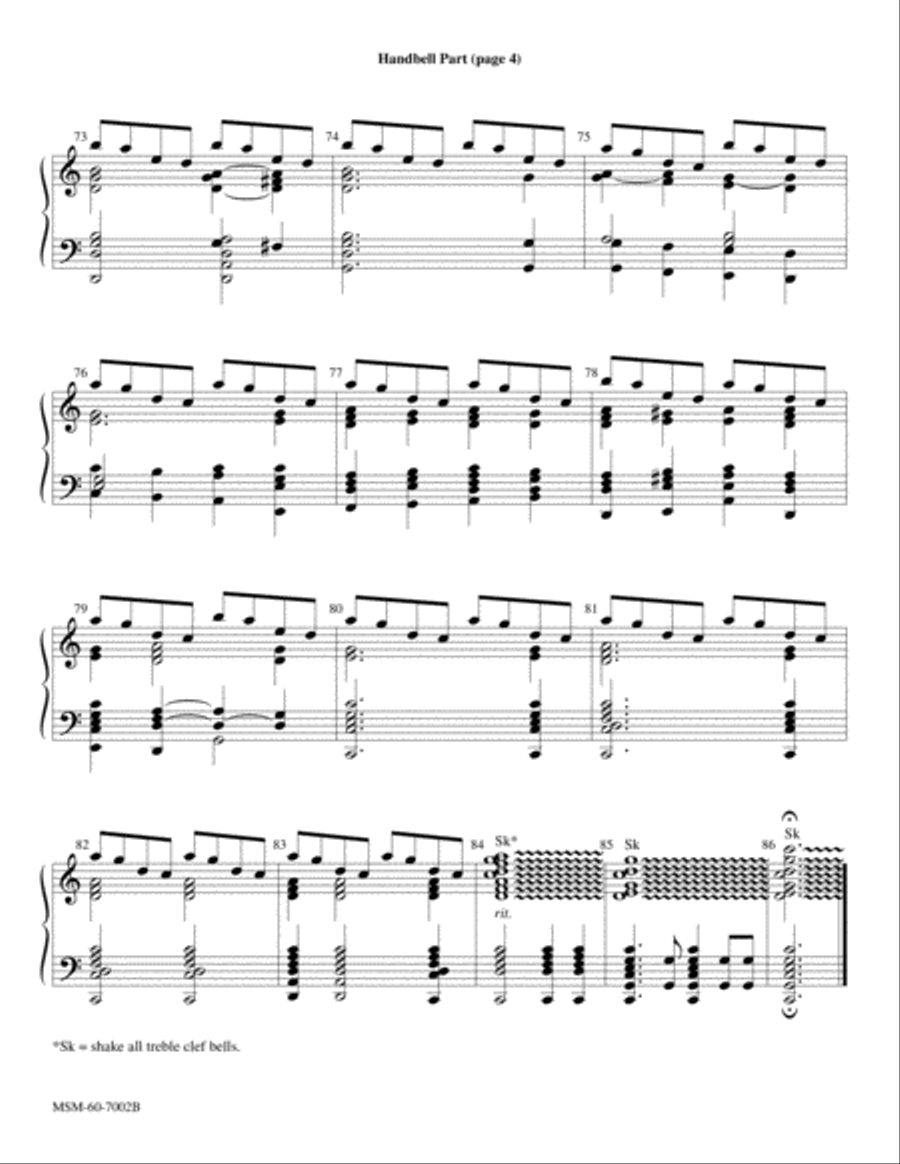 Christ Is Our Cornerstone Rejoice, the Lord Is King Choir scores gallery preview page 4