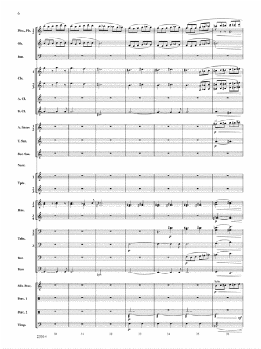Aesop's Fables: Score Aesop's Fables: Score Concert Band scores gallery preview page 5