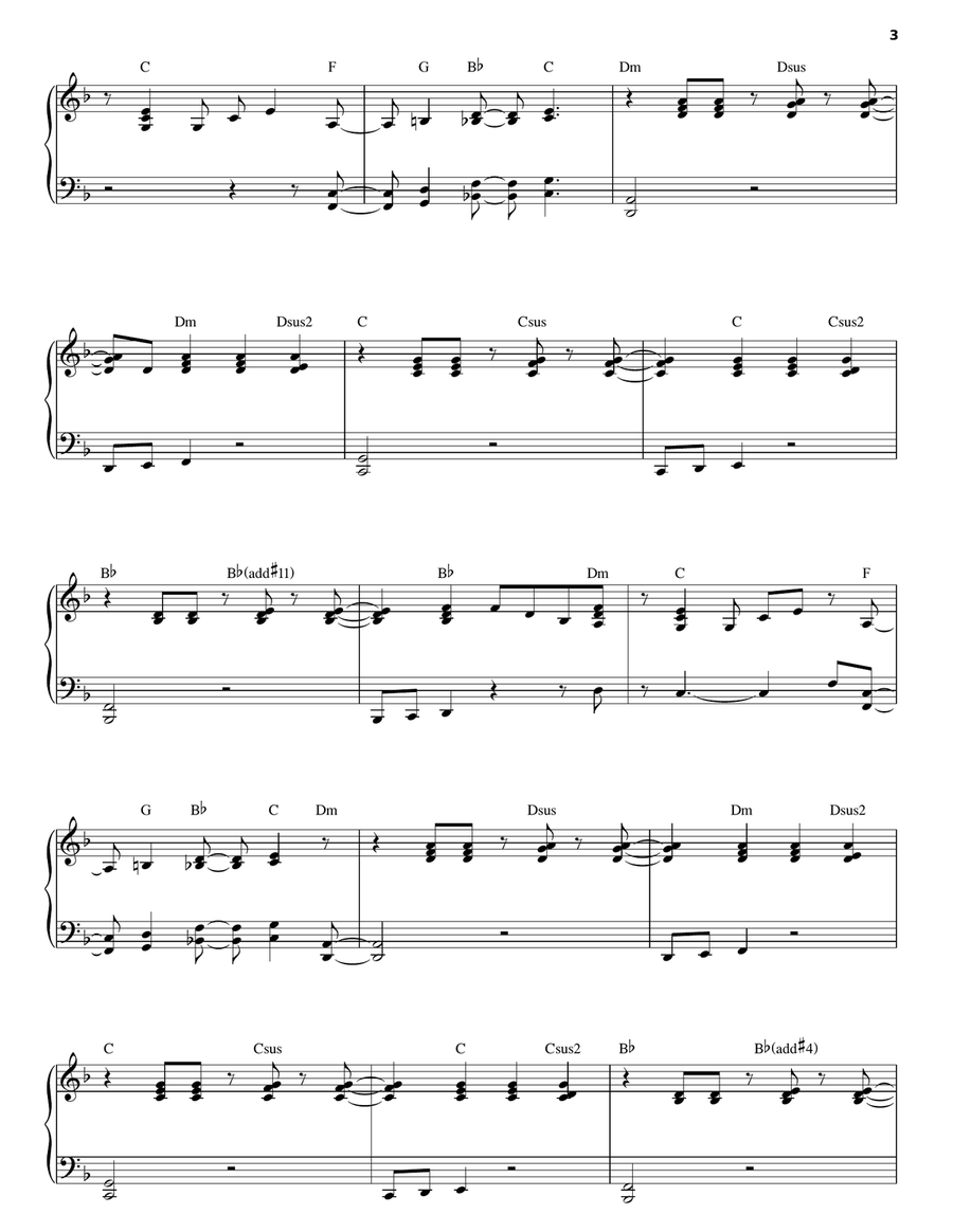 Right Now Piano scores gallery preview page 3