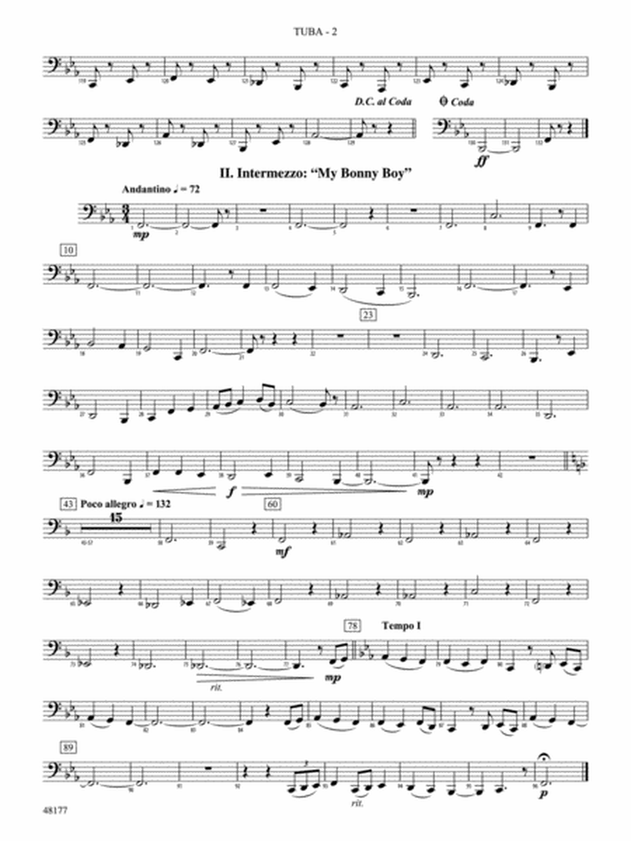English Folk Song Suite: Tuba