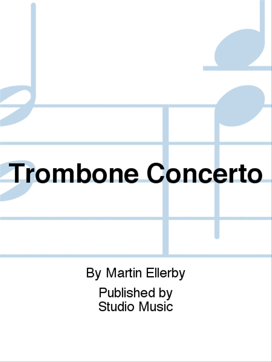 Trombone Concerto Brass Band scores gallery preview page 1