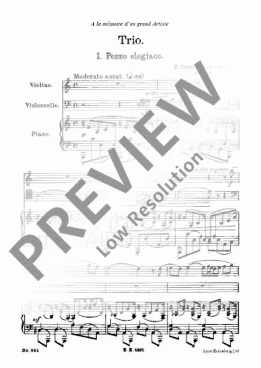 Piano Trio A minor Piano Trio A minor Piano Trio scores gallery preview page 4