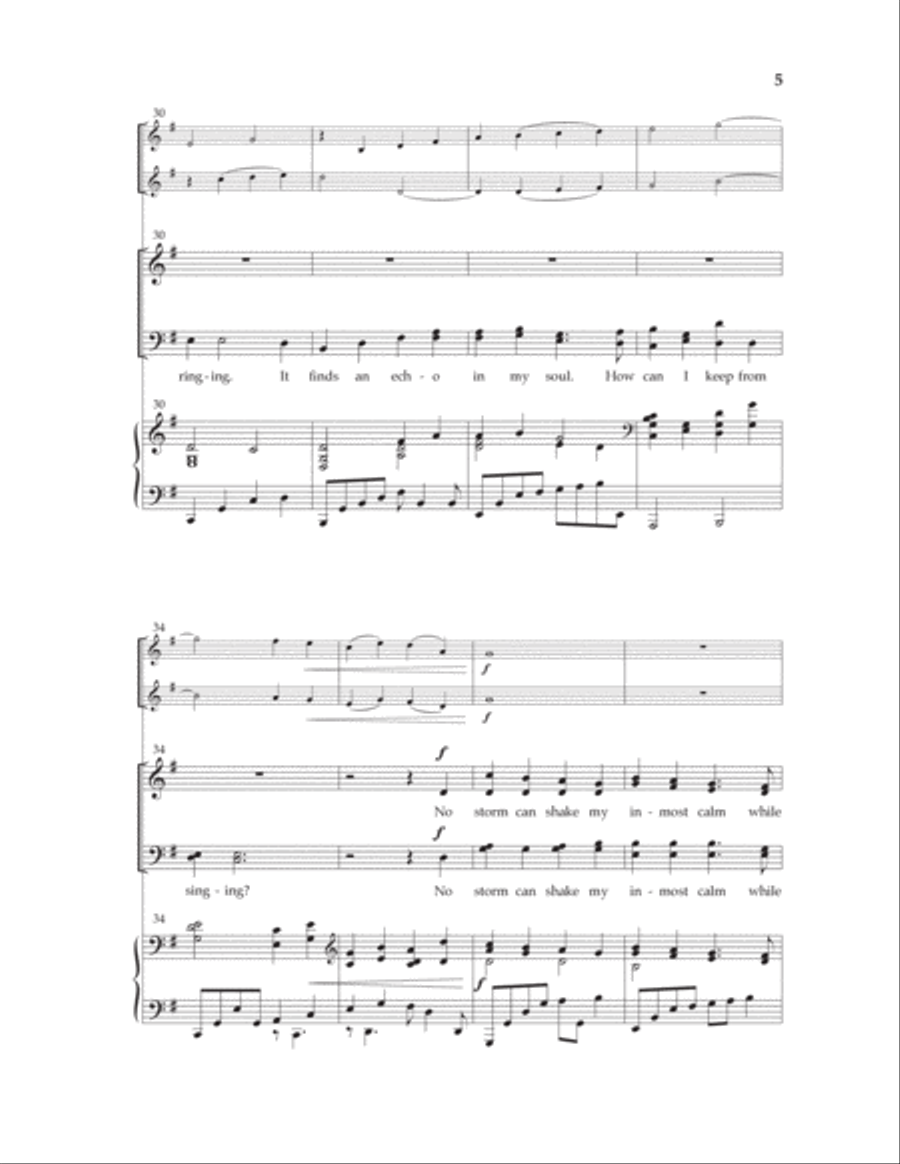 Endless Song Endless Song 4-Part scores gallery preview page 4