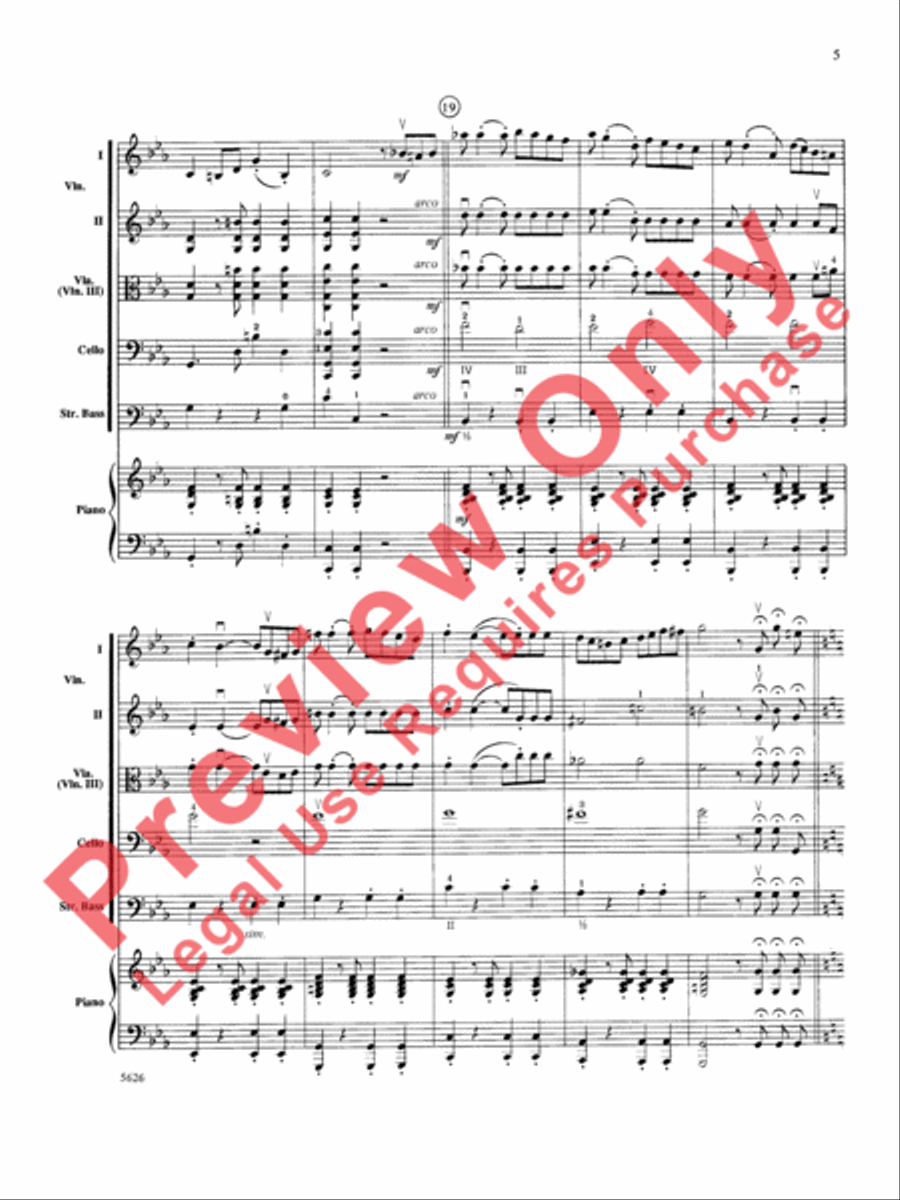Two South American Tangos String Orchestra scores gallery preview page 6