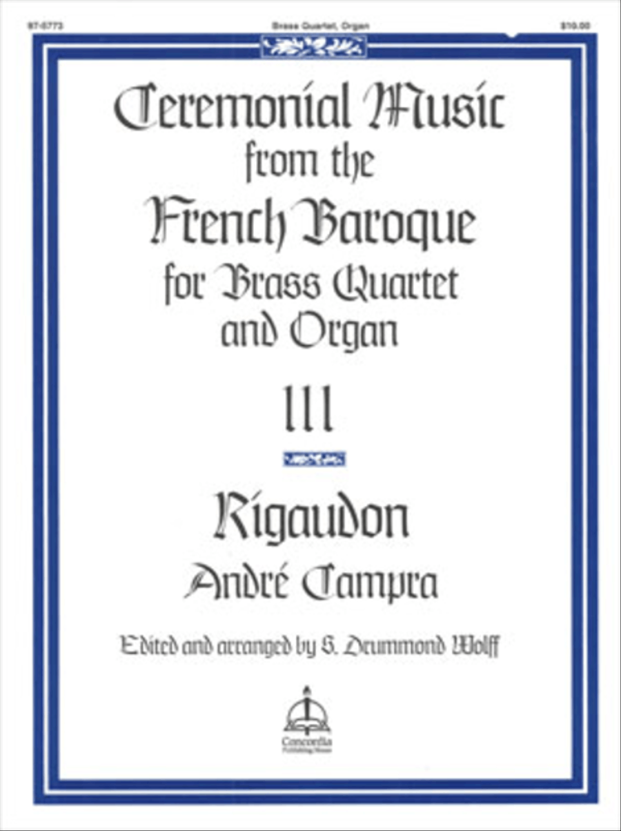 Rigaudon Trombone scores gallery preview page 1