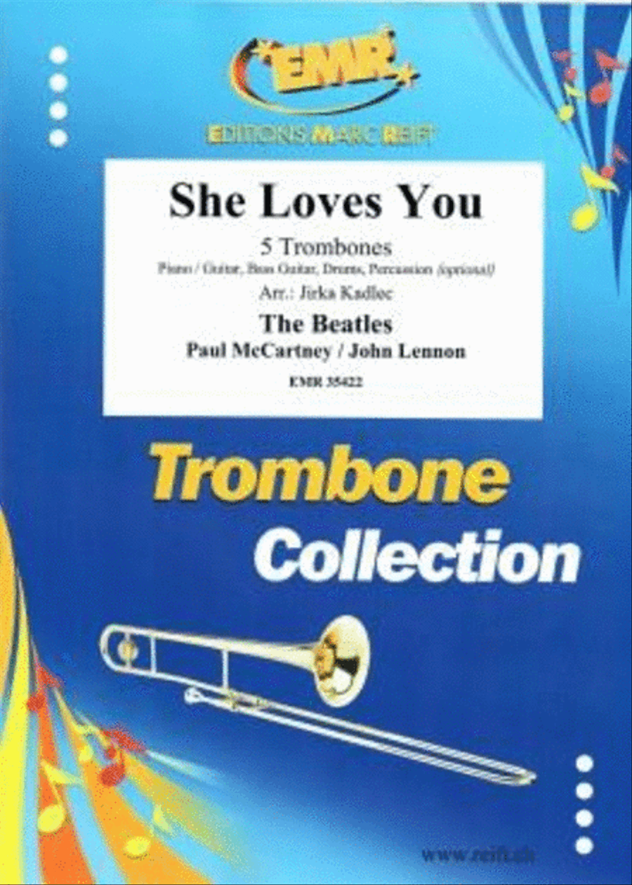 She Loves You Trombone scores gallery preview page 1