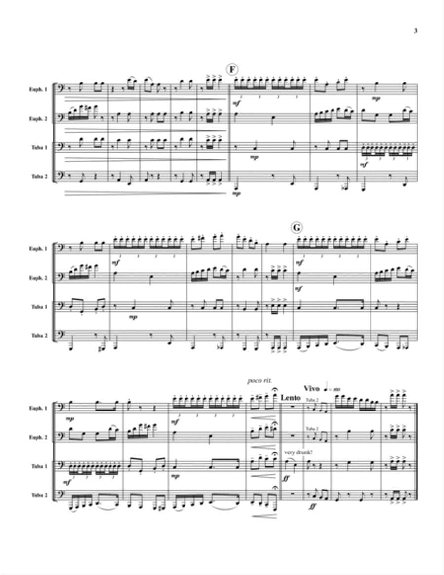 What Would You Do With a Drunken Tuba Quartet? EETT scores gallery preview page 3