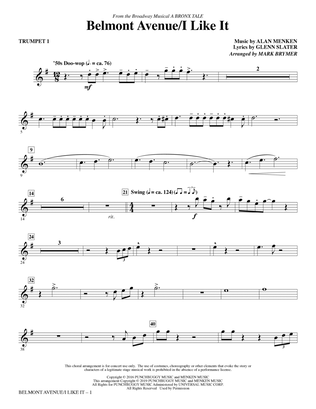 Book cover for Belmont Avenue/I Like It (from A Bronx Tale) (arr. Mark Brymer) - Trumpet 1
