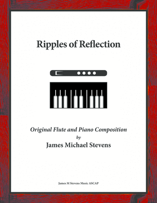 Book cover for Ripples of Reflection - Flute and Piano