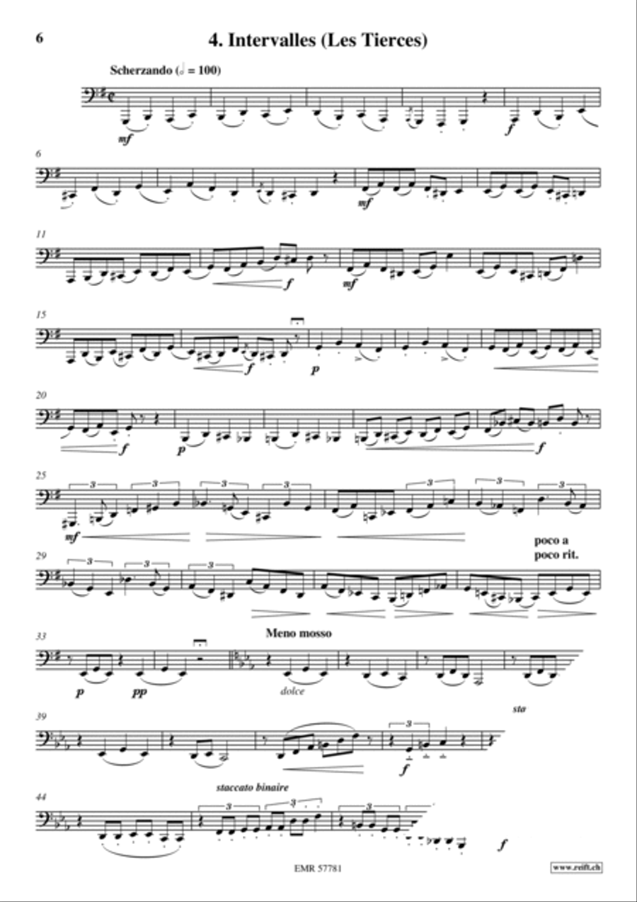 36 Etudes Transcendantes Tuba scores gallery preview page 6