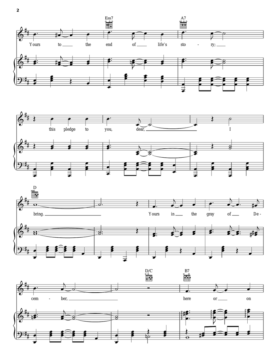 Yours (Cuando Se Quiere De Veras) Guitar scores gallery preview page 2