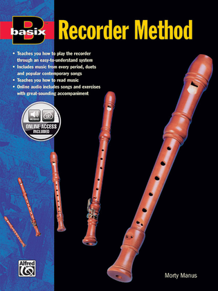 Book cover for Basix Recorder Method (Book & Audio)
