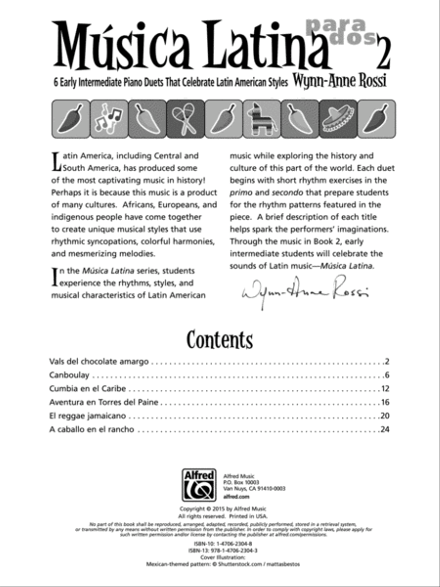 MAosica Latina para Dos, Book 2 Small Ensemble scores gallery preview page 2